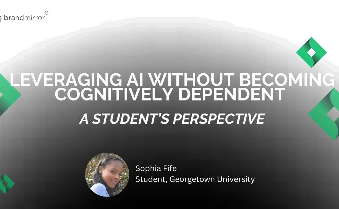 Leveraging AI Without Becoming Cognitively Dependent: A Student's Perspective